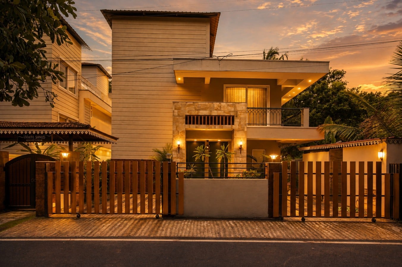 The Greendoor Villa - Varca, Pvt pool, near beach property