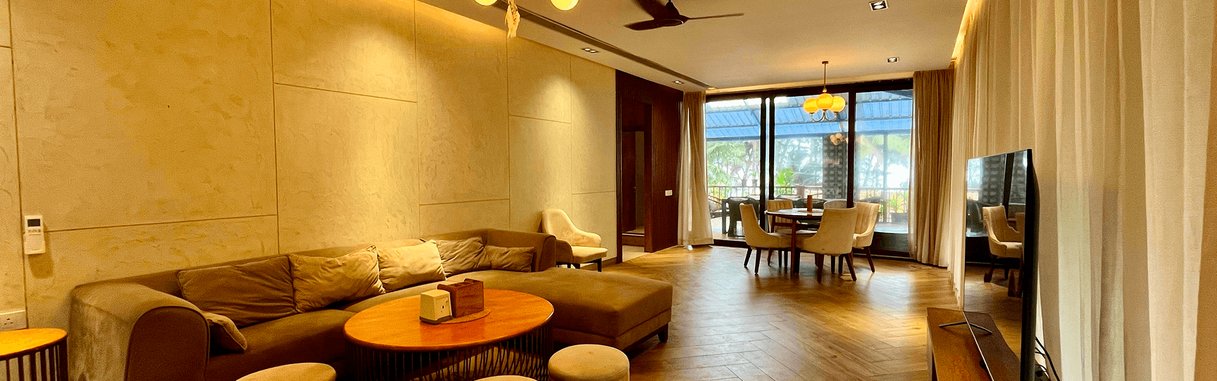 A contemporary villa interior managed by The Greendoor Villa